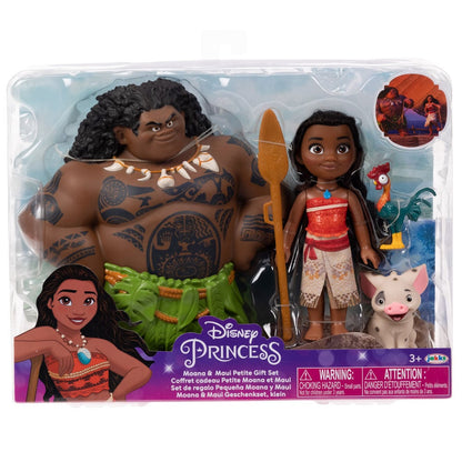 Set de muñecas Moana y Maui Disney Vaiana con figuras y remo