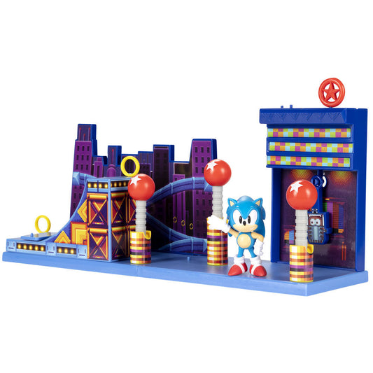 Playset Studiopolis Zone de Sonic The Hedgehog con figura de 6 cm - 5