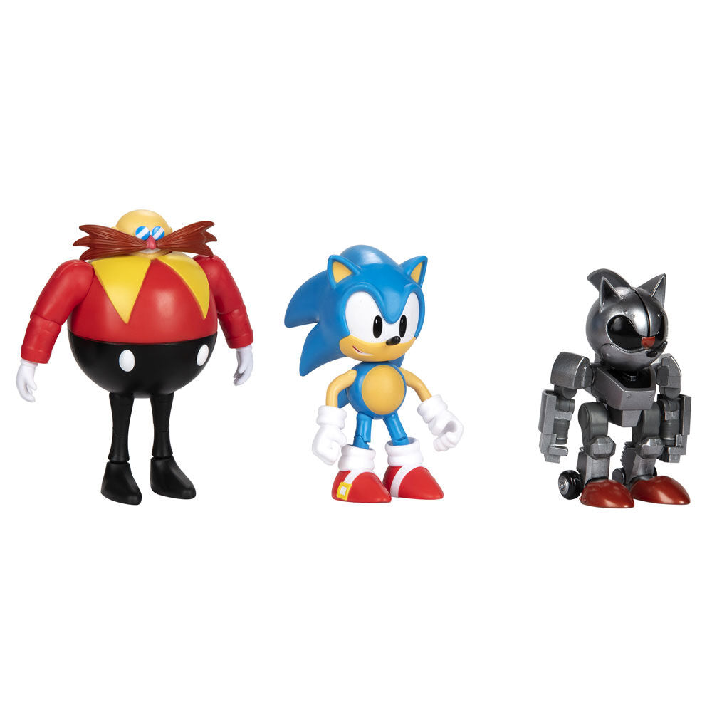 Pack de 3 figuras Sonic The Hedgehog 30th Anniversary en blister - 2