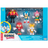 Blíster con cinco figuras clásicas de Sonic The Hedgehog de 6 cm