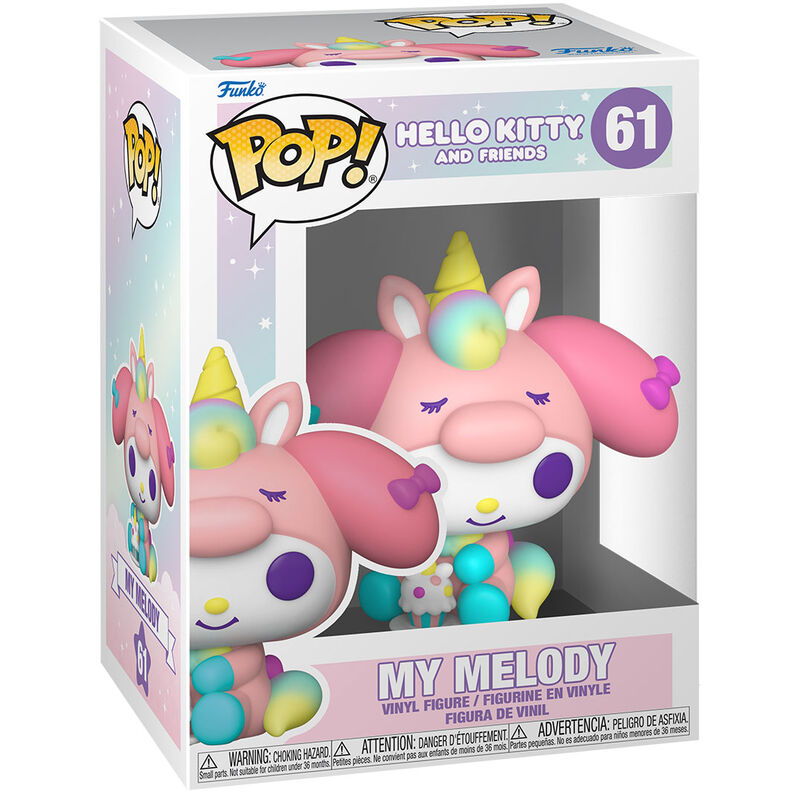 Figura Funko POP! de My Melody con cuerno de unicornio y cupcake - 2