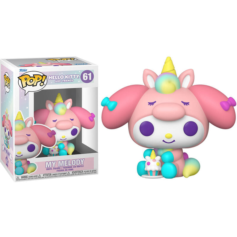 Figura Funko POP! de My Melody con cuerno de unicornio y cupcake - 3