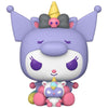 Figura Funko POP! de Kuromi morada con cuerno amarillo