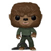 Figura Funko POP! de The Wolf Man con pelaje marrón y ropa verde