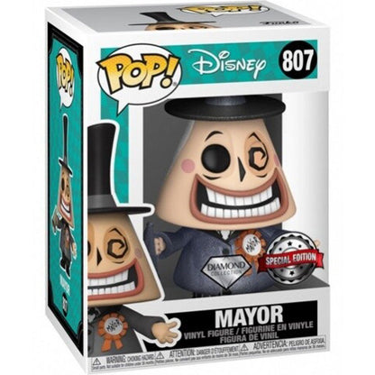 Figura Funko POP! de Mayor de Pesadilla Antes de Navidad en caja