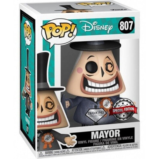 Figura Funko POP! de Mayor de Pesadilla Antes de Navidad en caja