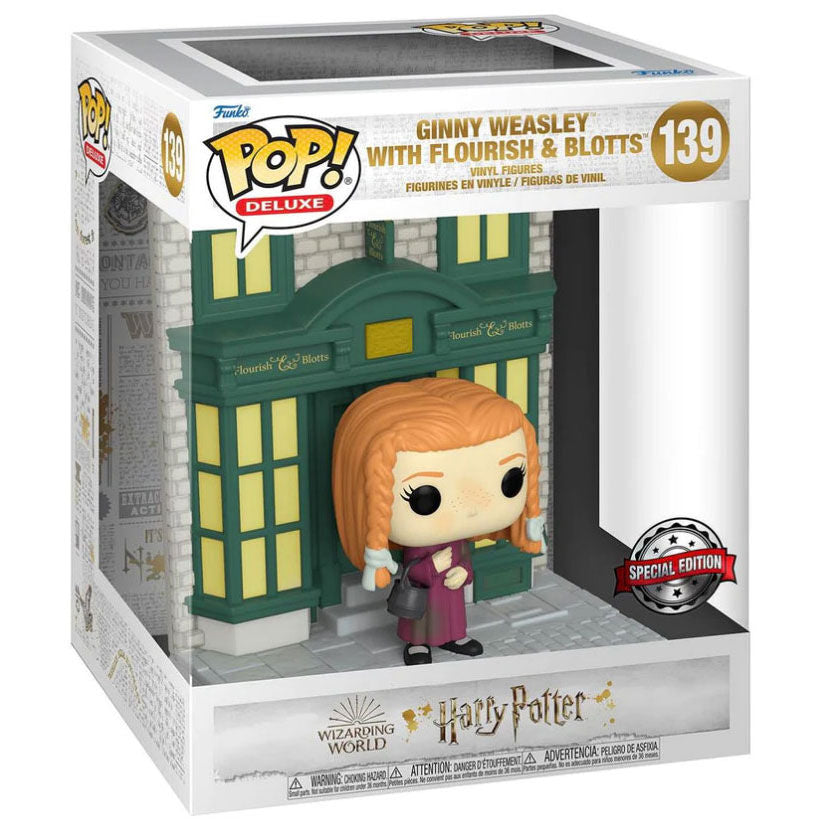 Figura Funko POP! de Ginny Weasley frente a Flourish & Blotts - 2