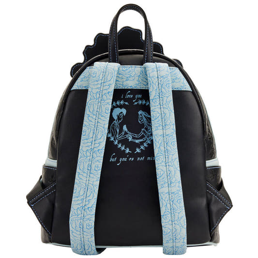 Mini mochila Loungefly de Emily con ramo de flores azules - 3