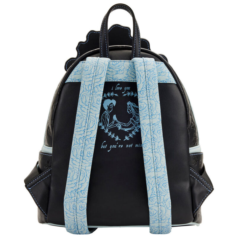 Mini mochila Loungefly de Emily con ramo de flores azules - 3
