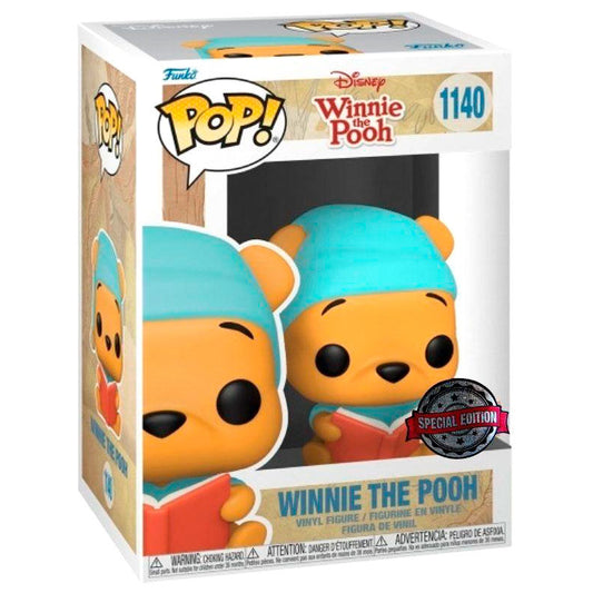 Figura Funko POP! de Winnie the Pooh leyendo un libro rojo - 2