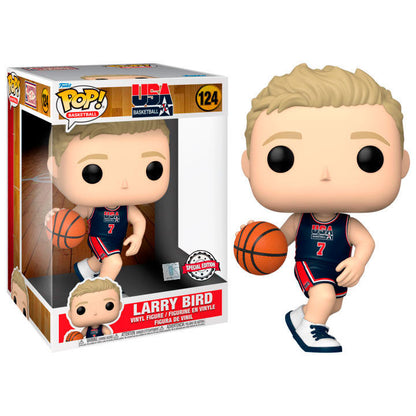 Figura Funko POP! de Larry Bird con uniforme navy de Team USA y balón - 2
