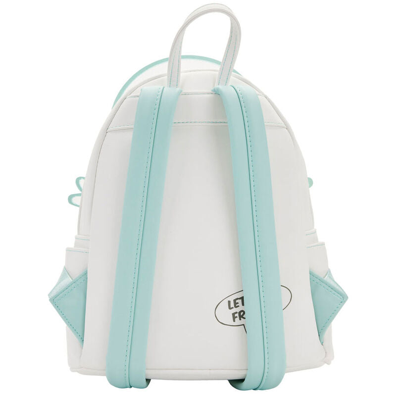 Mochila mini Loungefly blanca de Casper con detalles turquesa - 3
