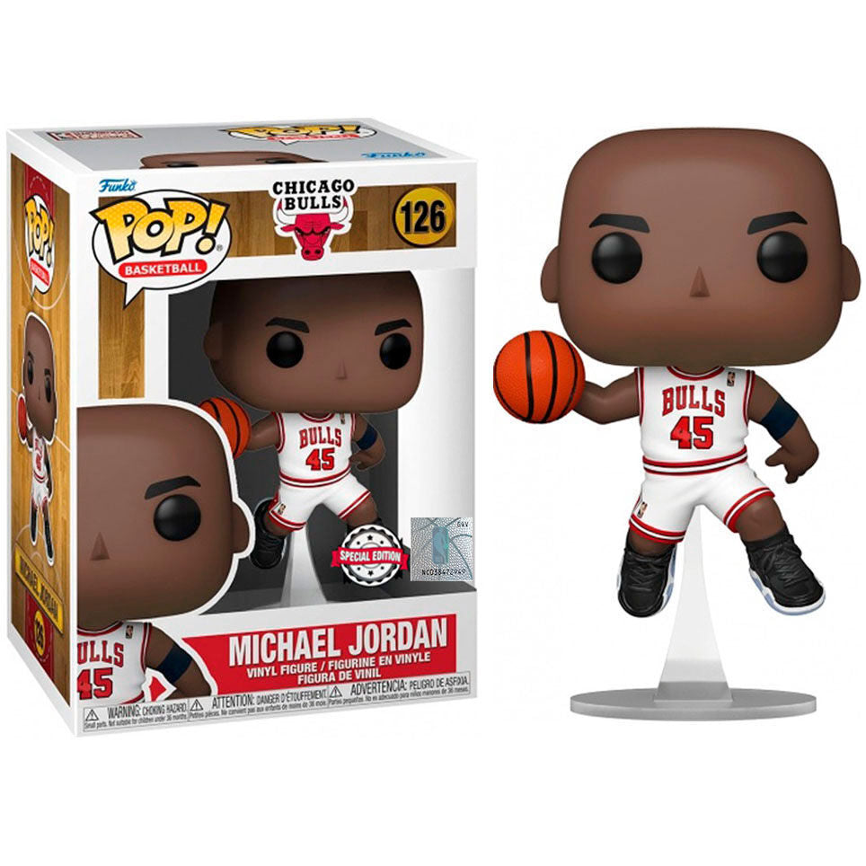 Figura Funko POP! de Michael Jordan con uniforme de Chicago Bulls y balón - 3