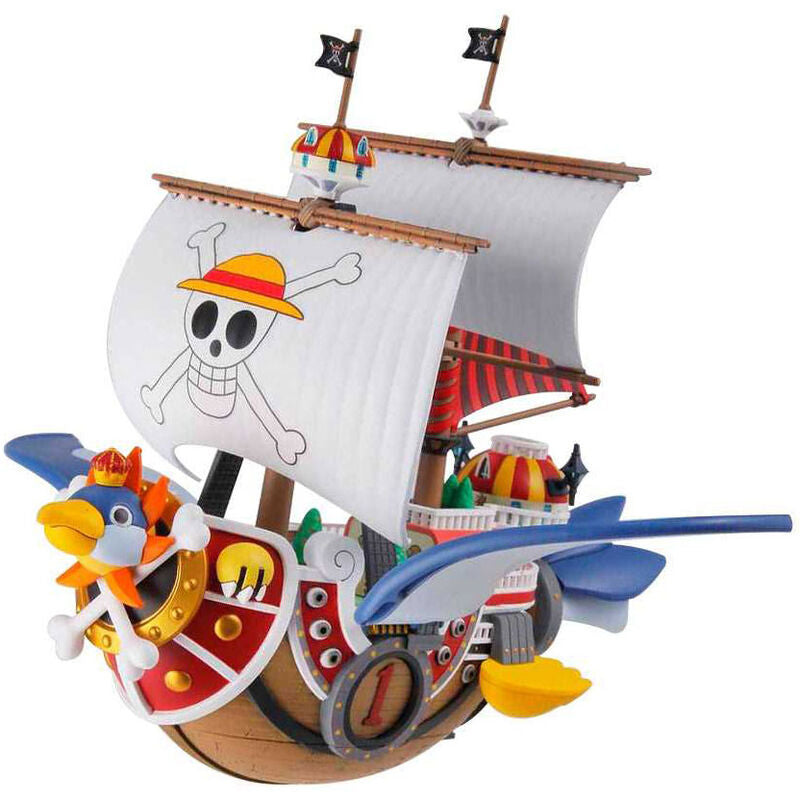 Model kit Thousand Sunny Flying de One Piece con velas y banderas