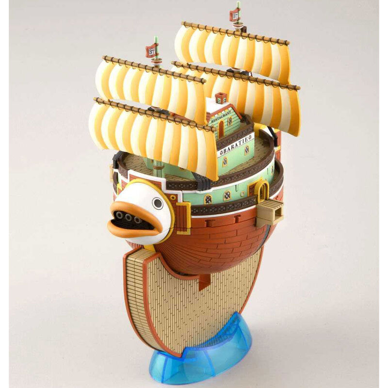 Model kit del Baratie de One Piece con velas a rayas - 2