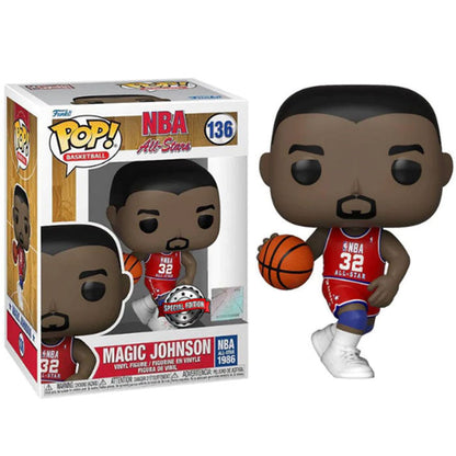 Figura Funko POP! de Magic Johnson NBA All-Star 1986 en caja con ventana - 2