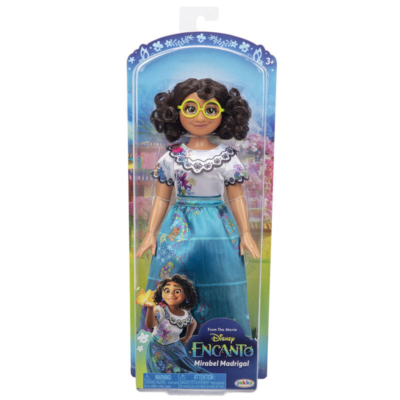 Muñeca Mirabel de Encanto Disney con gafas verdes y vestido azul turquesa - 2