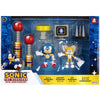Diorama de figuras Sonic The Hedgehog con Sonic y Tails