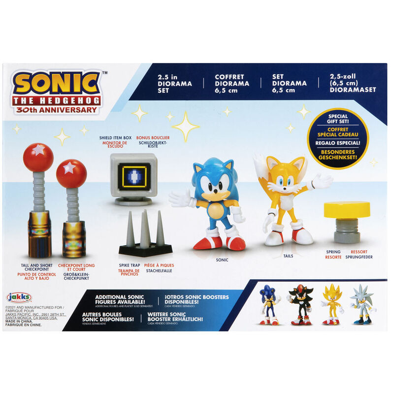 Diorama de figuras Sonic The Hedgehog con Sonic y Tails - 2