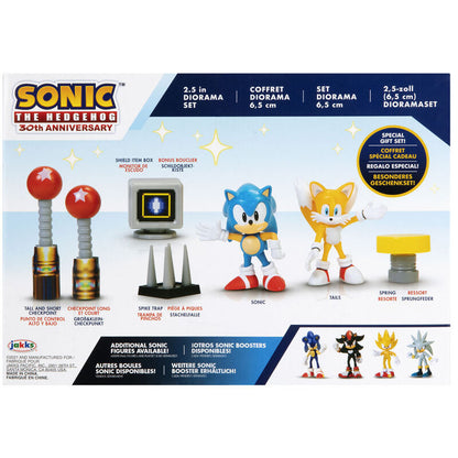Diorama de figuras Sonic The Hedgehog con Sonic y Tails - 2