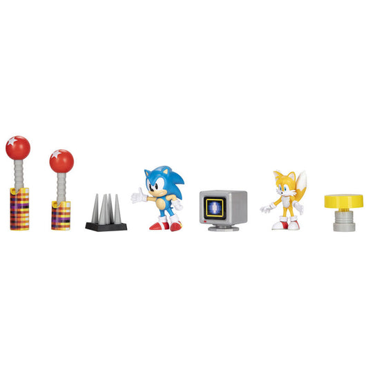 Diorama de figuras Sonic The Hedgehog con Sonic y Tails - 3