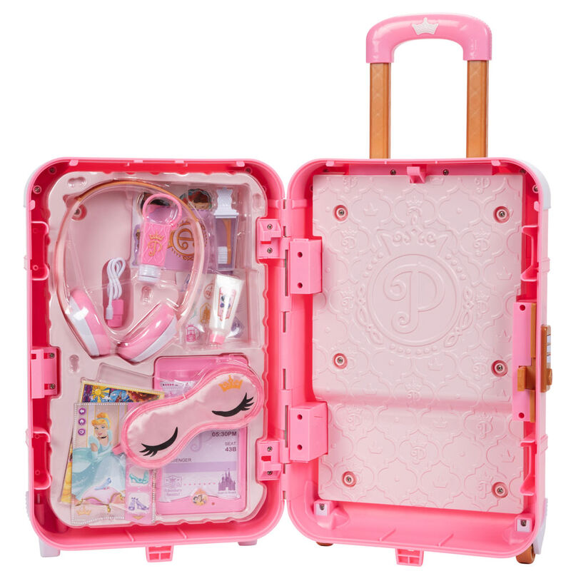 Maleta rosa de Princesas Disney con accesorios de viaje - 3