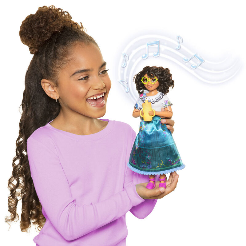 Muñeca Mirabel de Encanto Disney con vestido turquesa y accesorio de vela - 4