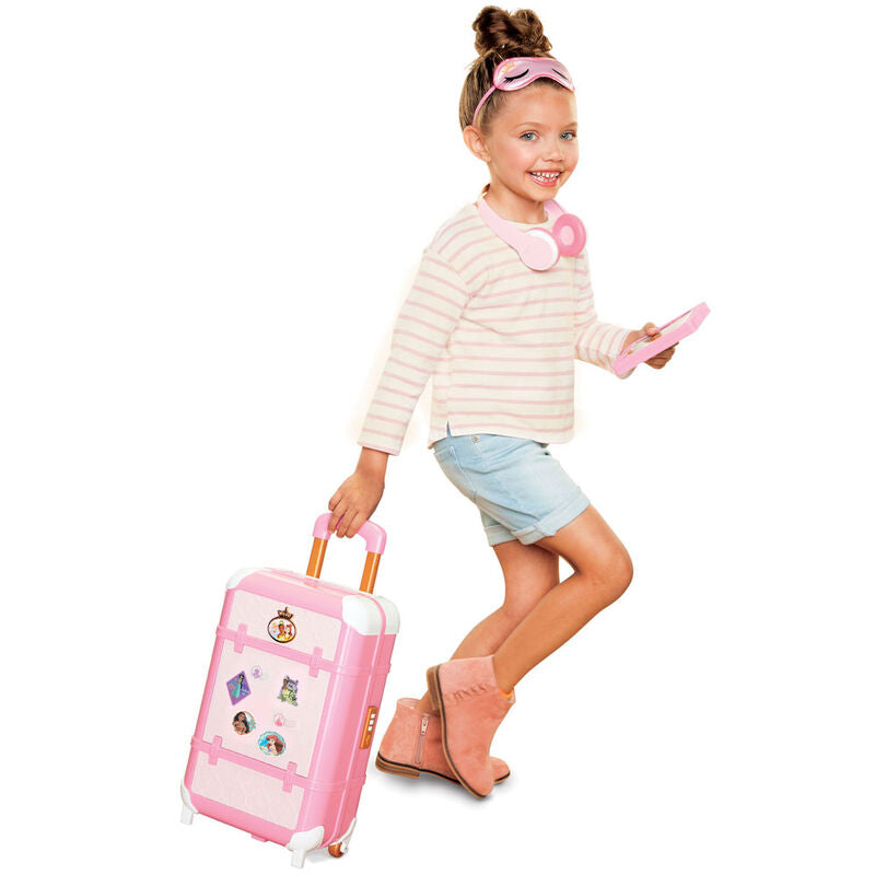 Maleta rosa de Princesas Disney con accesorios de viaje - 4