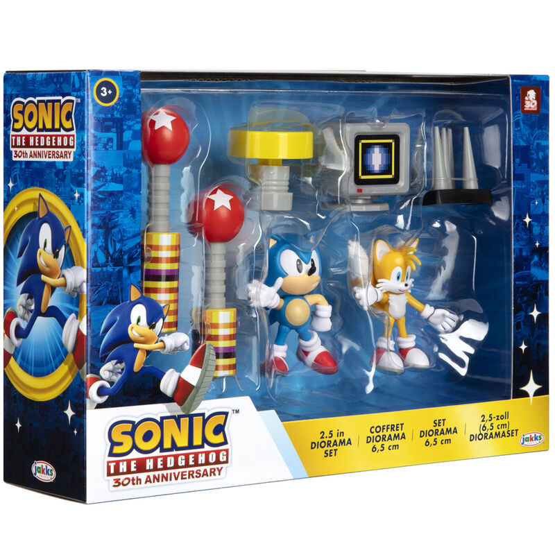 Diorama de figuras Sonic The Hedgehog con Sonic y Tails - 5