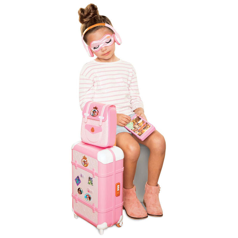 Maleta rosa de Princesas Disney con accesorios de viaje - 5