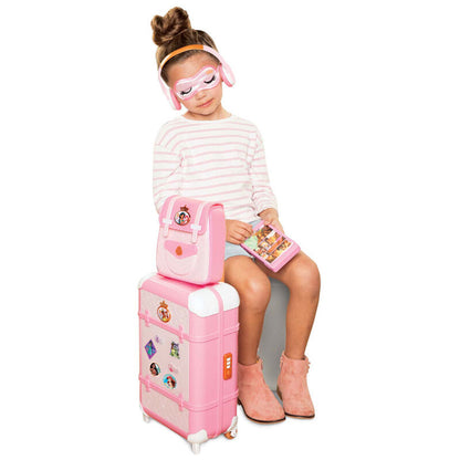 Maleta rosa de Princesas Disney con accesorios de viaje - 5
