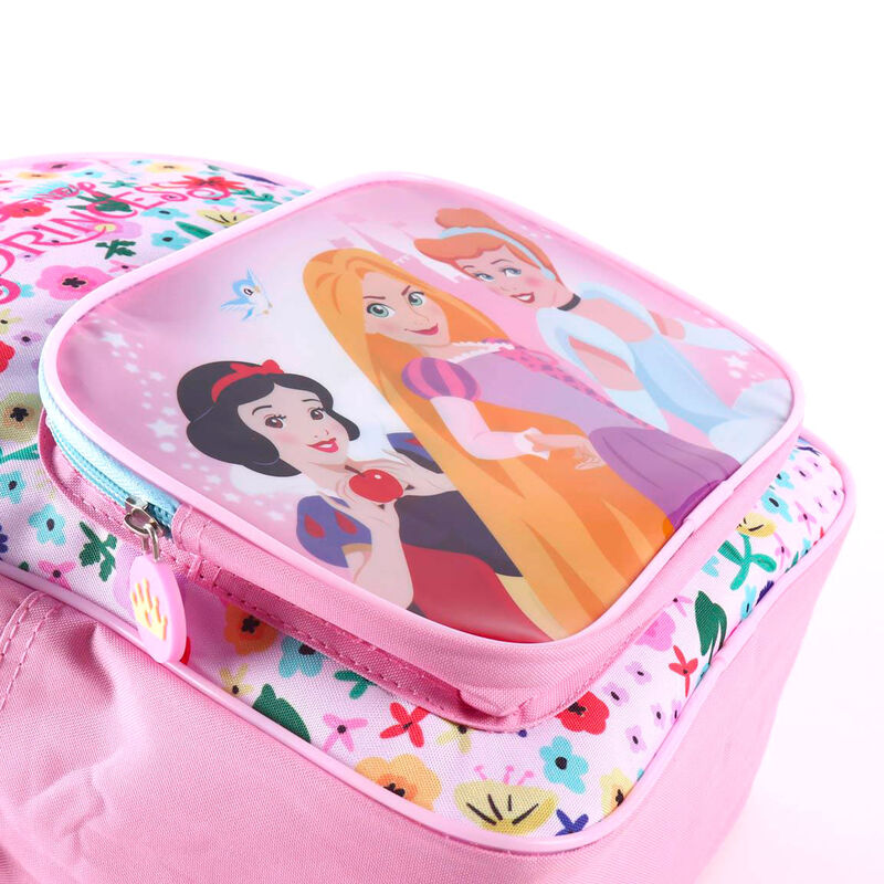 Mochila rosa CERDÁ de Disney Princesas con flores y personajes - 5
