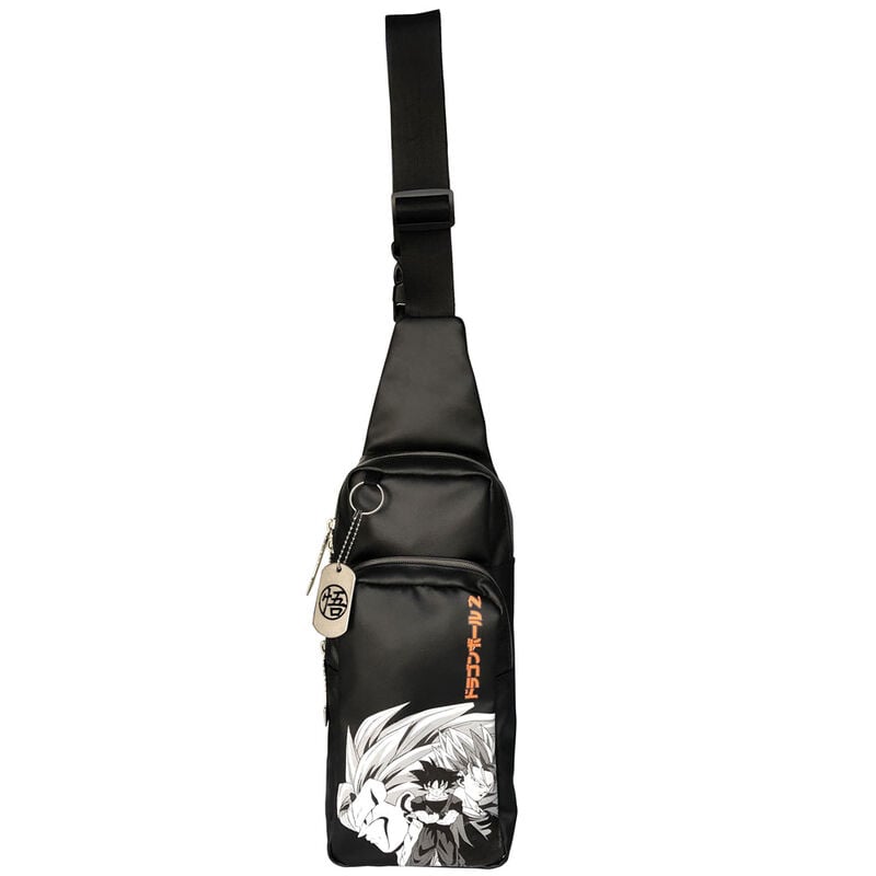 Bandolera negra Dragon Ball Z con ilustración de personajes - 2