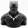 Busto hucha de Black Panther en PVC con collar plateado