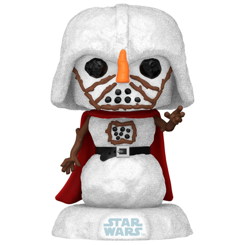 Figura Funko POP! Star Wars Holiday Darth Vader con diseño de muñeco de nieve
