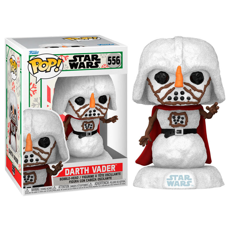 Figura Funko POP! Star Wars Holiday Darth Vader con diseño de muñeco de nieve - 2