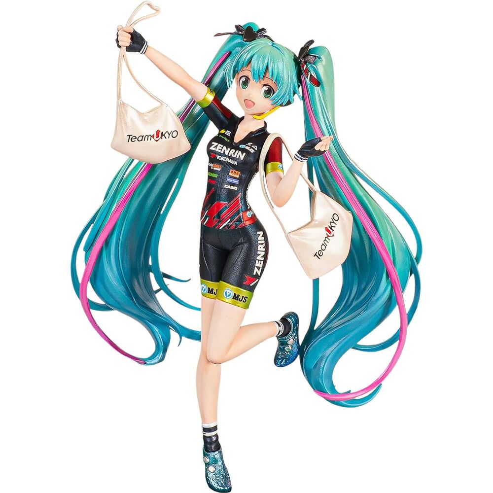 Figura de Hatsune Miku Racing 2019 de Banpresto con uniforme de competición