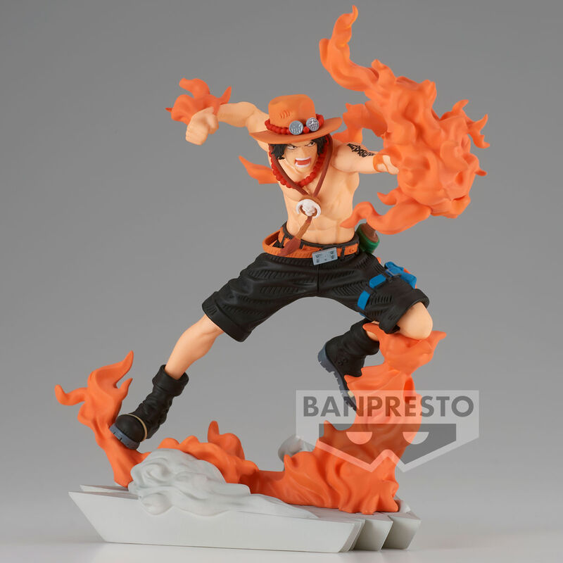 Figura Banpresto de Portgas D. Ace de One Piece rodeado de llamas - 2
