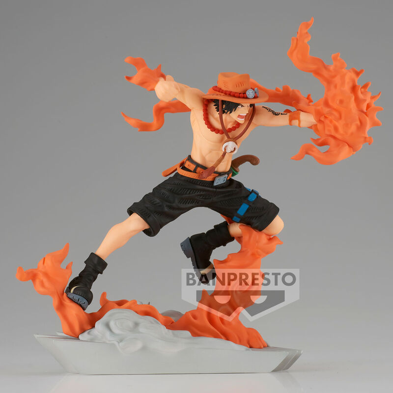 Figura Banpresto de Portgas D. Ace de One Piece rodeado de llamas - 3
