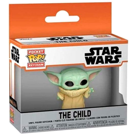 Llavero FUNKO Pocket POP de The Child con túnica beige - 3