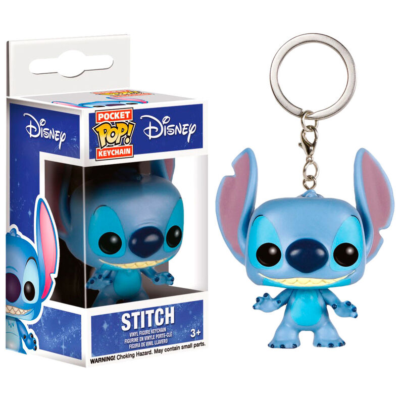 Llavero Pocket POP! de Stitch azul de Disney - 3