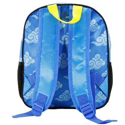 Mochila 3D azul de Naruto con bolsillos laterales de malla - 4