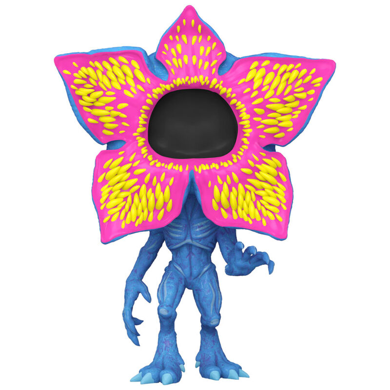 Figura Funko POP! Demogorgon Open Face de Stranger Things en colores Black Light