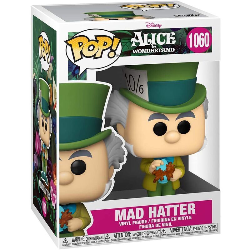 Figura Funko POP! de Mad Hatter de Alicia en el País de las Maravillas