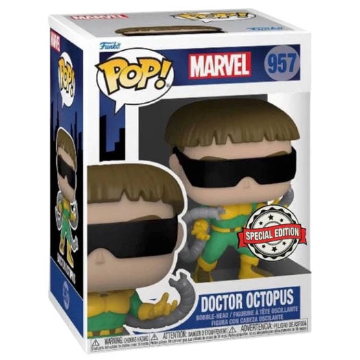 Figura FUNKO POP! Marvel de Doctor Octopus en caja con ventana