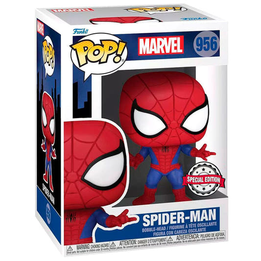 Figura Funko POP! Spider-Man Marvel Exclusive 956 en caja