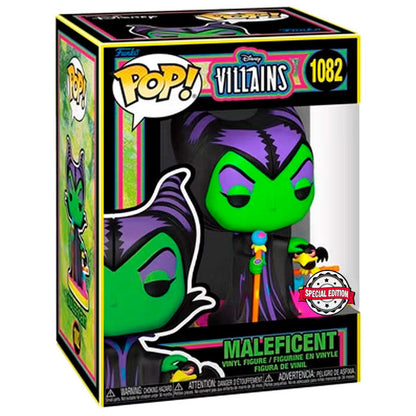 Figura Funko POP! de Maleficent Black Light en caja con ventana - 2