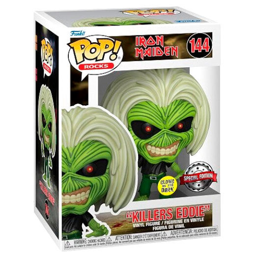 Figura Funko POP! Killers Eddie de Iron Maiden en caja