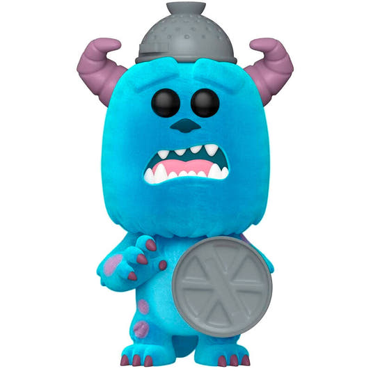 Figura FUNKO POP! Flocked de Sulley de Monstruos S.A. en caja con ventana - 2