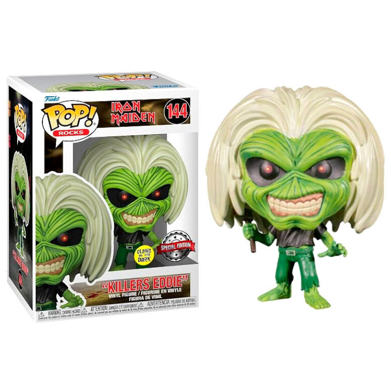 Figura Funko POP! Killers Eddie de Iron Maiden en caja - 3